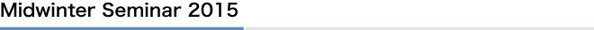 Midwinter Seminar 2015